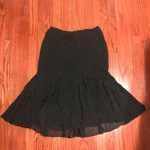 Ralph Lauren Pleated Polka Dot Skirt Size 6
